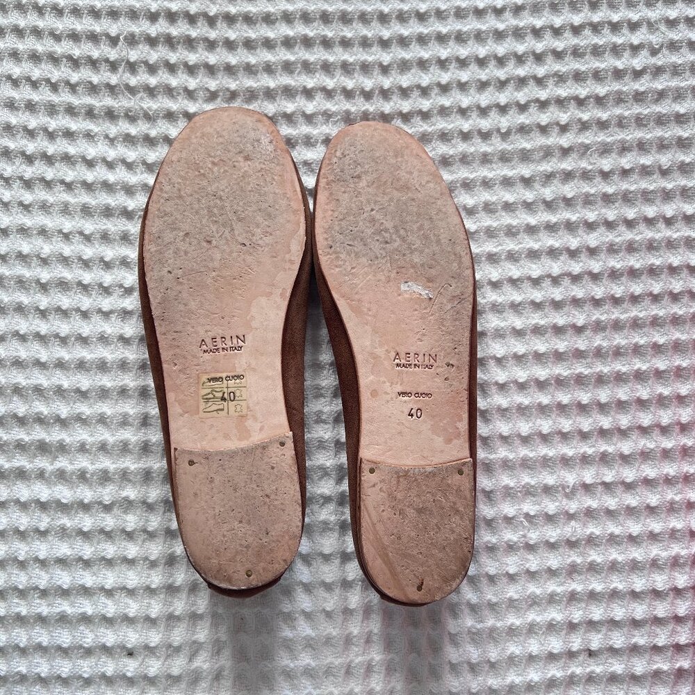 Aerin Brown Suede Ballet Flats - Picture 2 of 3